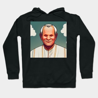 Pope John Paul II | Comics Style Hoodie